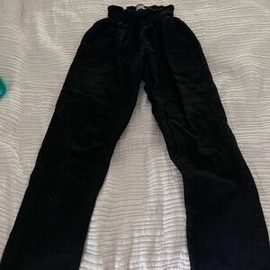 Emme Mama Linen Maternity to Postpartum Pants- Black